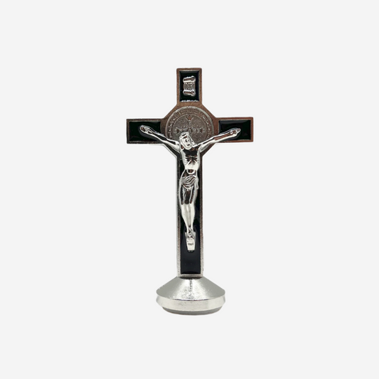 Dashboard St. Benedict Crucifix 3 Inch Black