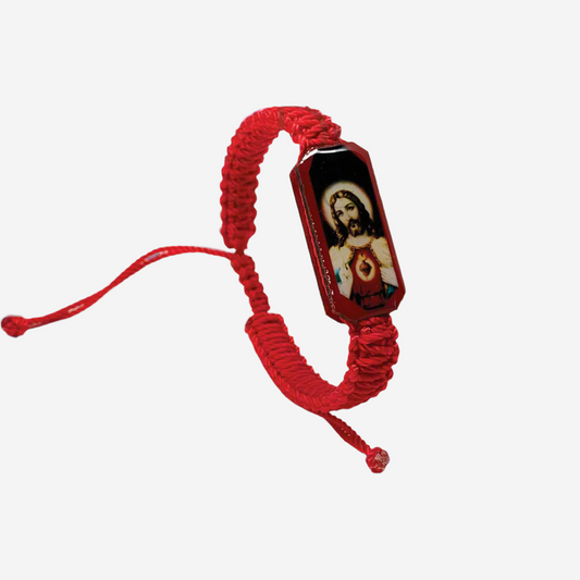 Sacred Heart of Jesus Red Bracelet